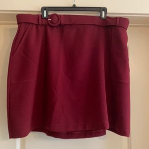Modcloth mini skirt with belt